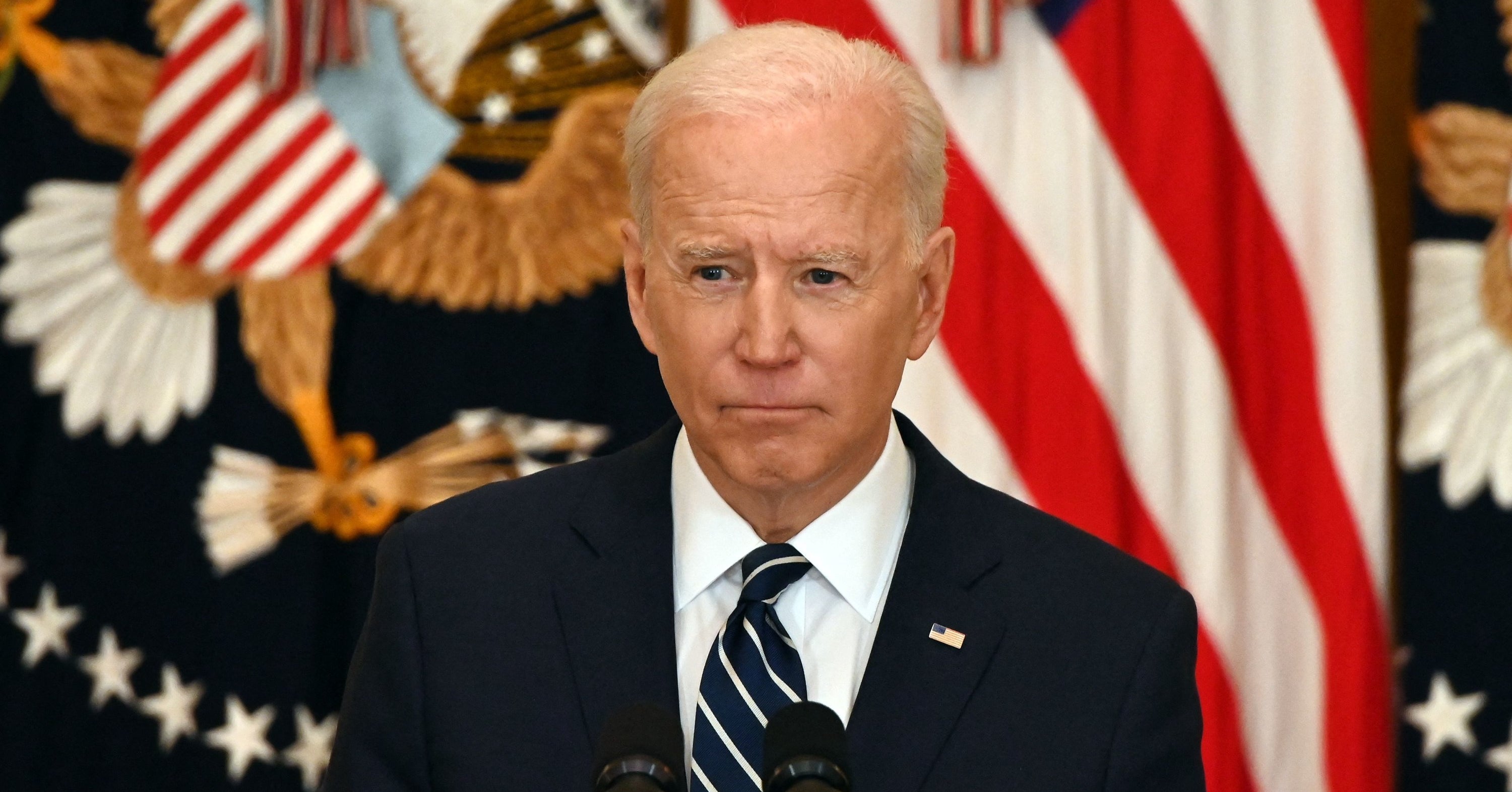 At the first press conference, Biden hit the obstruction