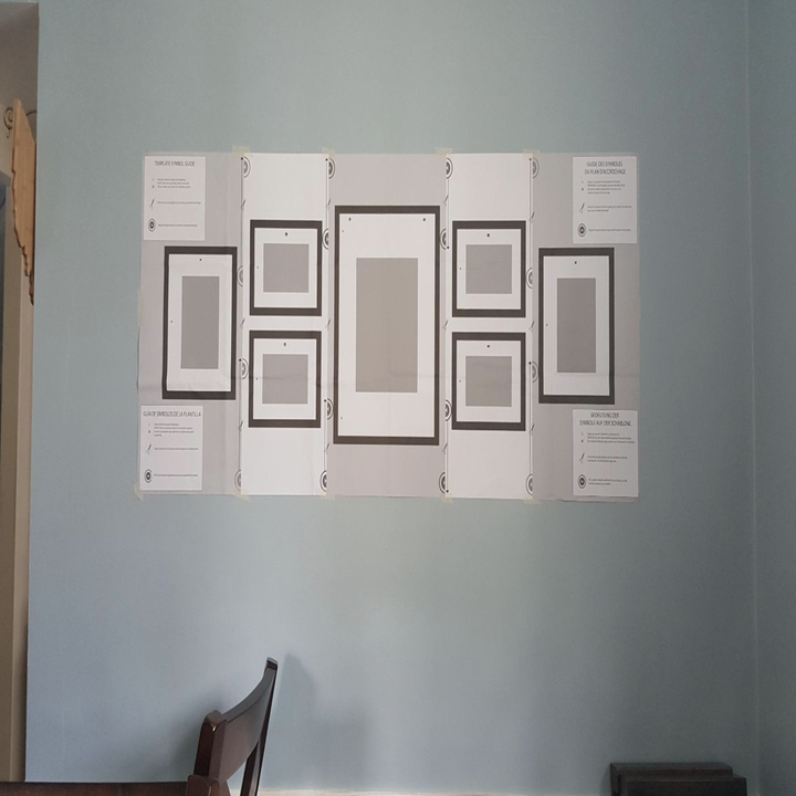 A customer review photo showing the guide on their wall