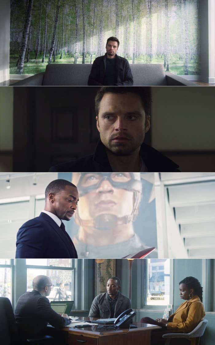 Anthony Mackie and Sebastian Stan in &quot;The Falcon and the Winter Soldier&quot;