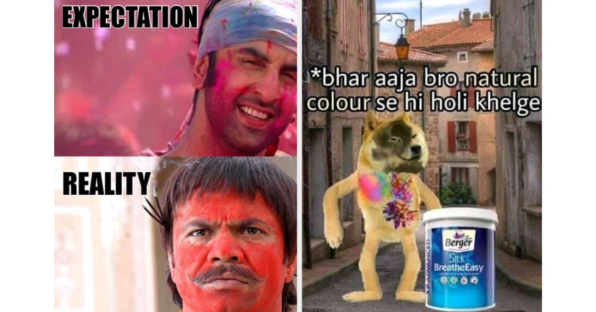 Funny Holi Memes Funny Holi Memes