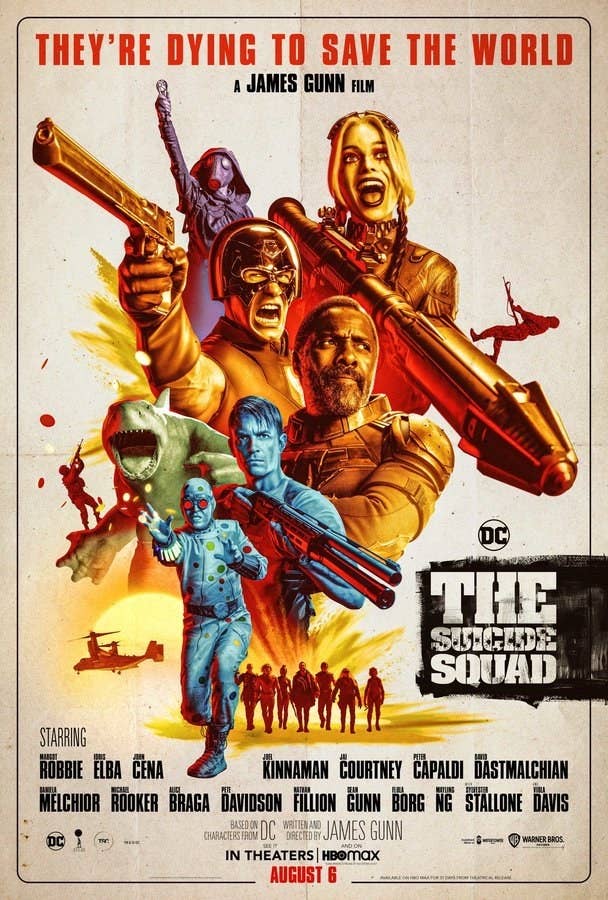 Movie poster for The Suicide Squad