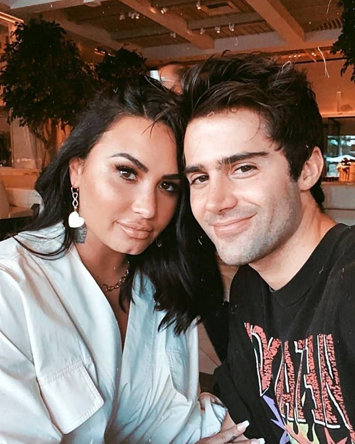 Demi Lovato and Max Ehrich