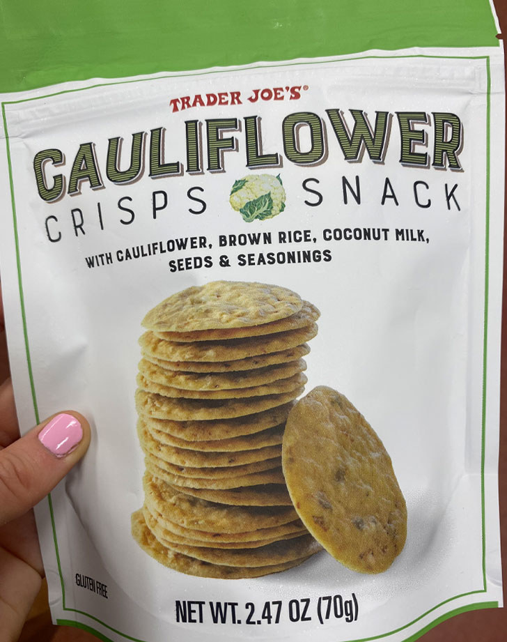 Cauliflower Crisps Snack