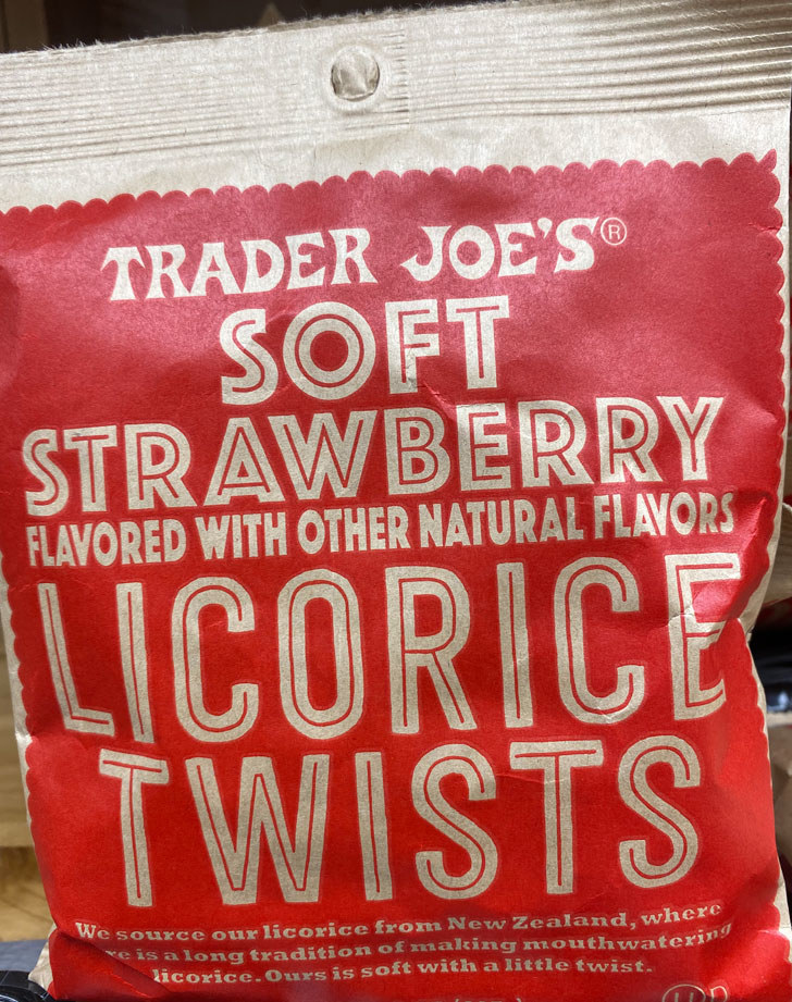 Soft Strawberry Licorice Twists
