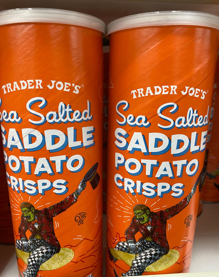 Sea Salted Saddle Potato Chips