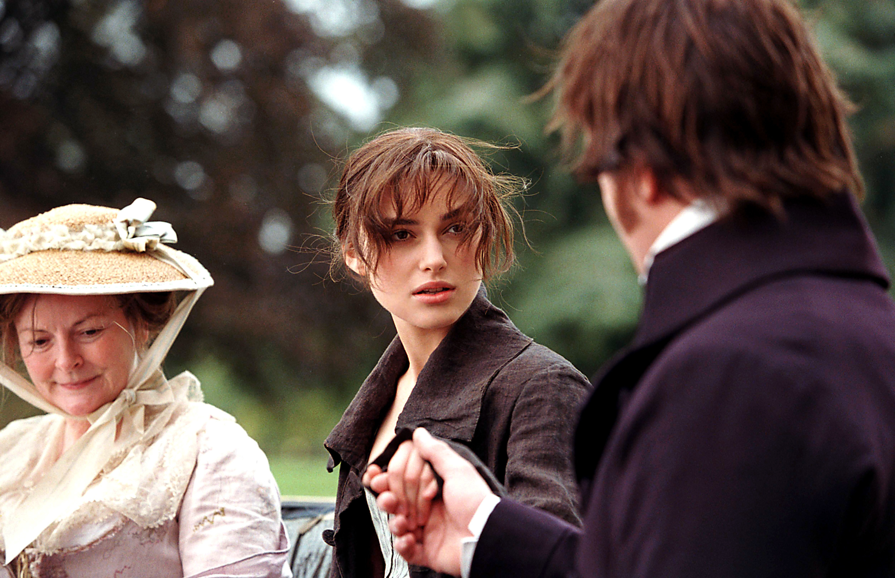 Keira Knightley as Elizabeth Bennet and Matthew Macfadyen as Mr. Darcy in &quot;Pride and Prejudice&quot; 