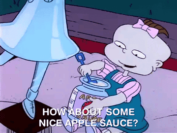 Lillian from Rugrats saying &quot;How about some nice applesauce?&quot;