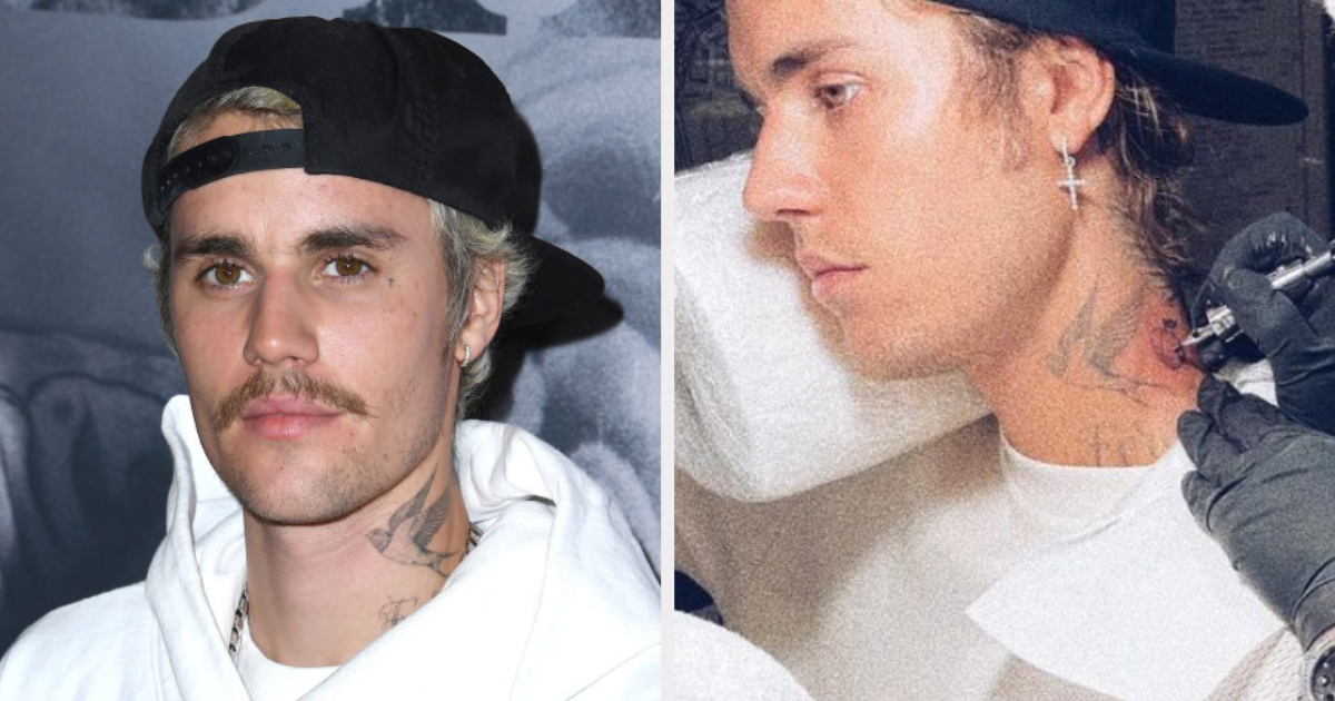 Justin Biebers Mom Reacted To His Latest Tattoo