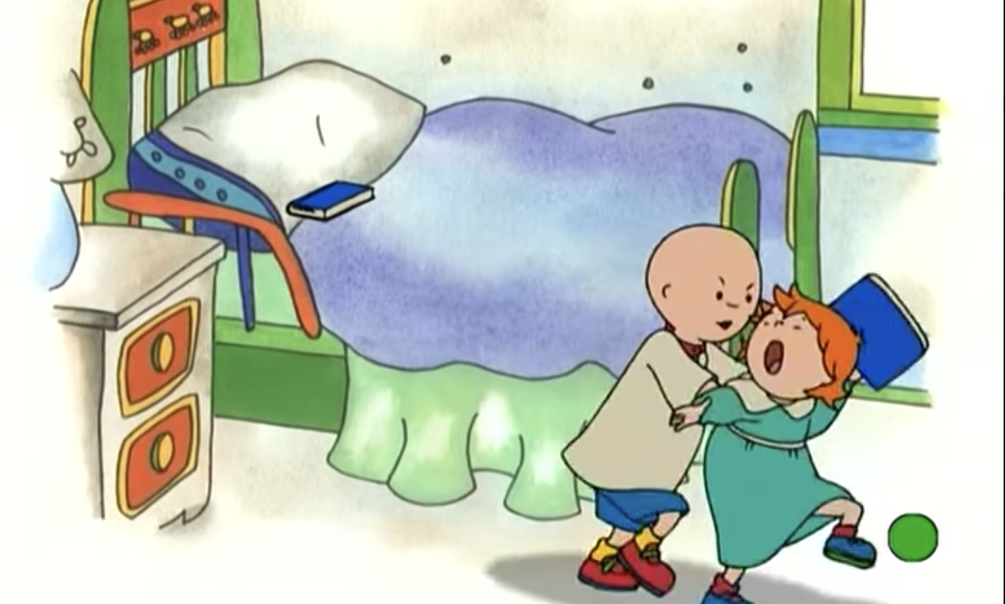 "Rosie Bothers Caillou". 
