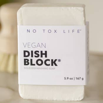 The white vegan dish block