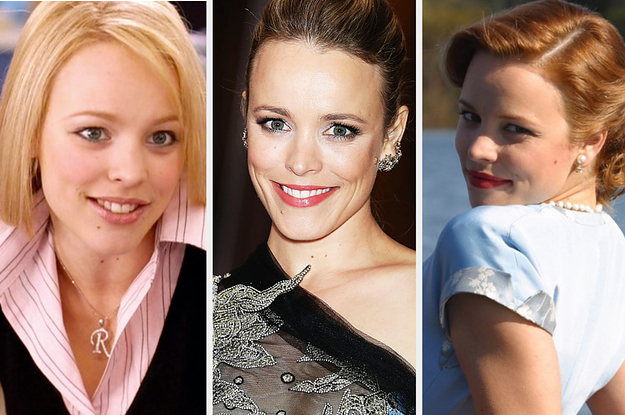 Rachel McAdams in Mean Girls and The Notebook