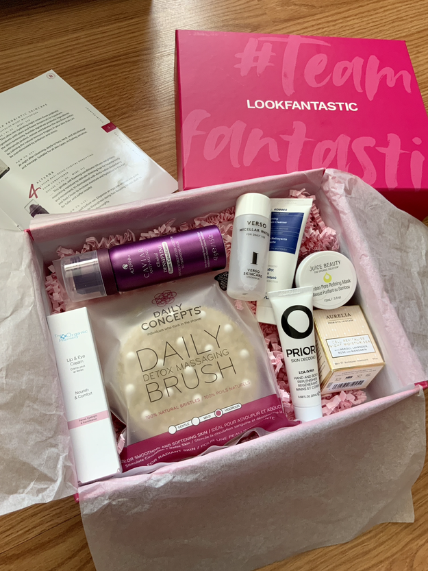 Lookfantastic slash 40% off beauty box filled with Tiktok must-haves