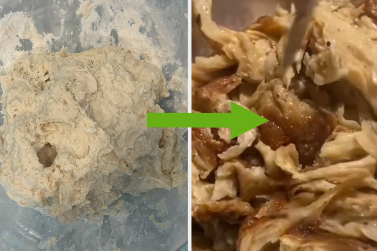 flour and water becomes chicken?