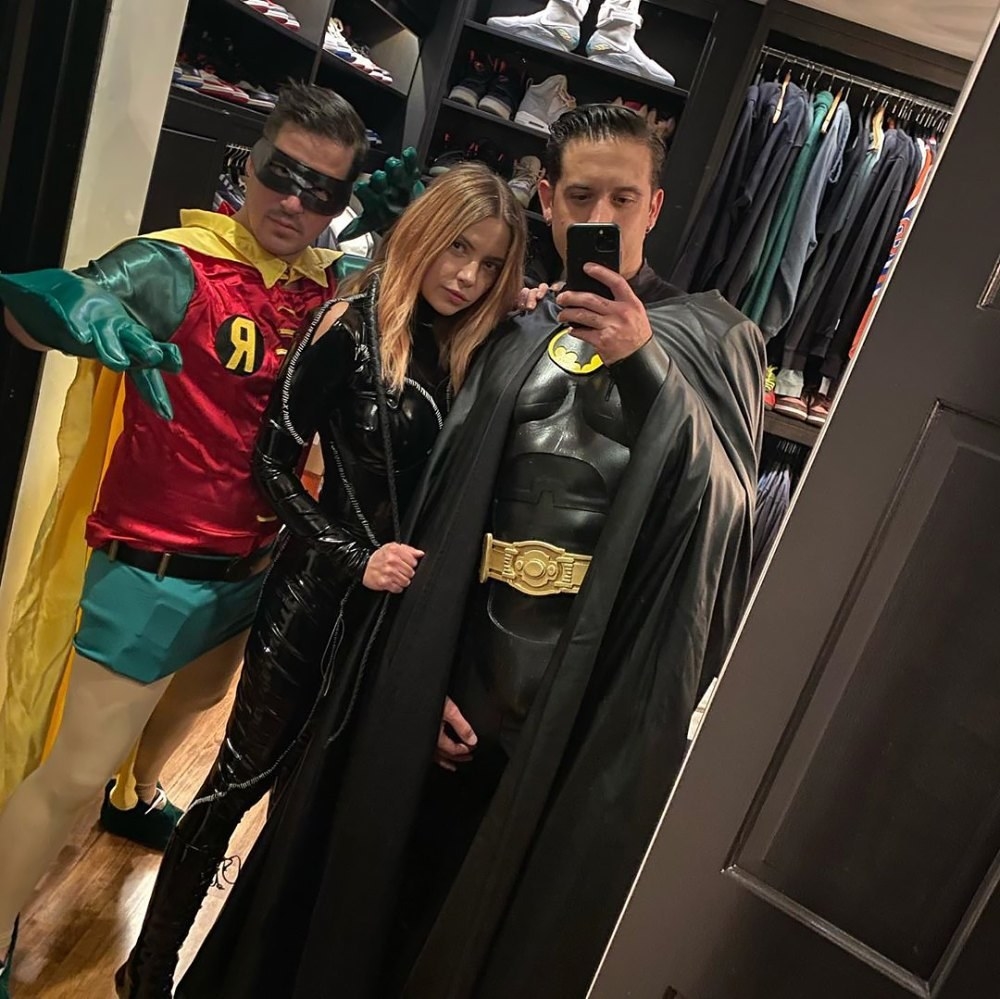 G-Eazy and Ashley dress up as Batman and Catwoman for Halloween