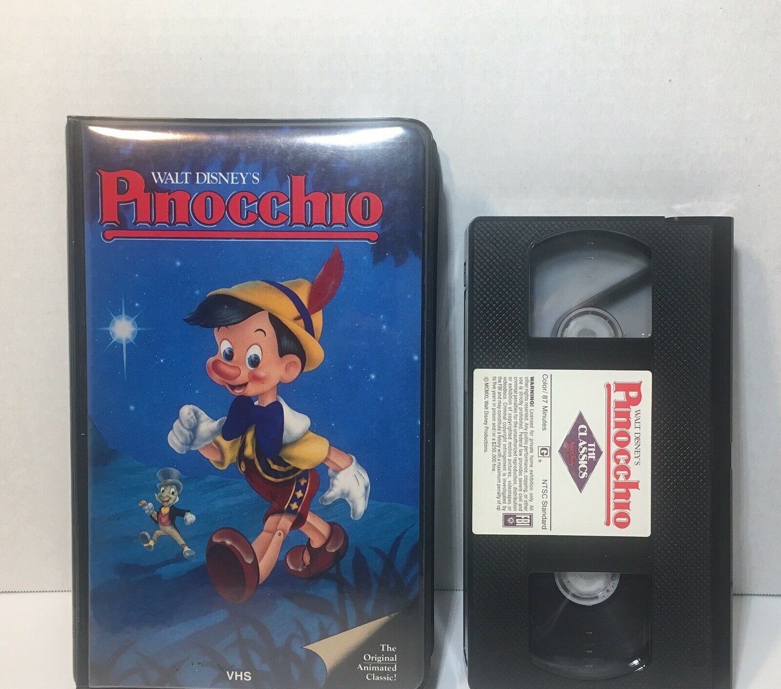 A 1985 copy of &quot;Pinocchio&quot; VHS