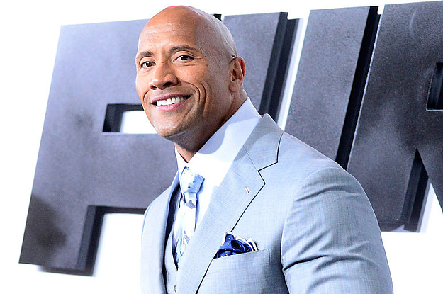 Dwayne Johnson arrives at Universal Pictures Premiere of 'Furious 7'' at the TLC Chinese Theatre, Hollywood, on April 1, 2015 in Los Angeles.CA