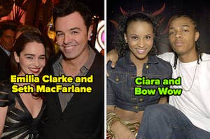 Emilia Clarke and Seth MacFarlane; Ciara and Bow Wow