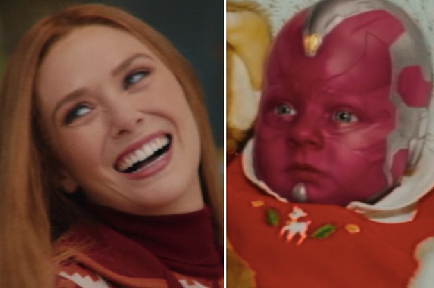 Wanda and baby Vision from