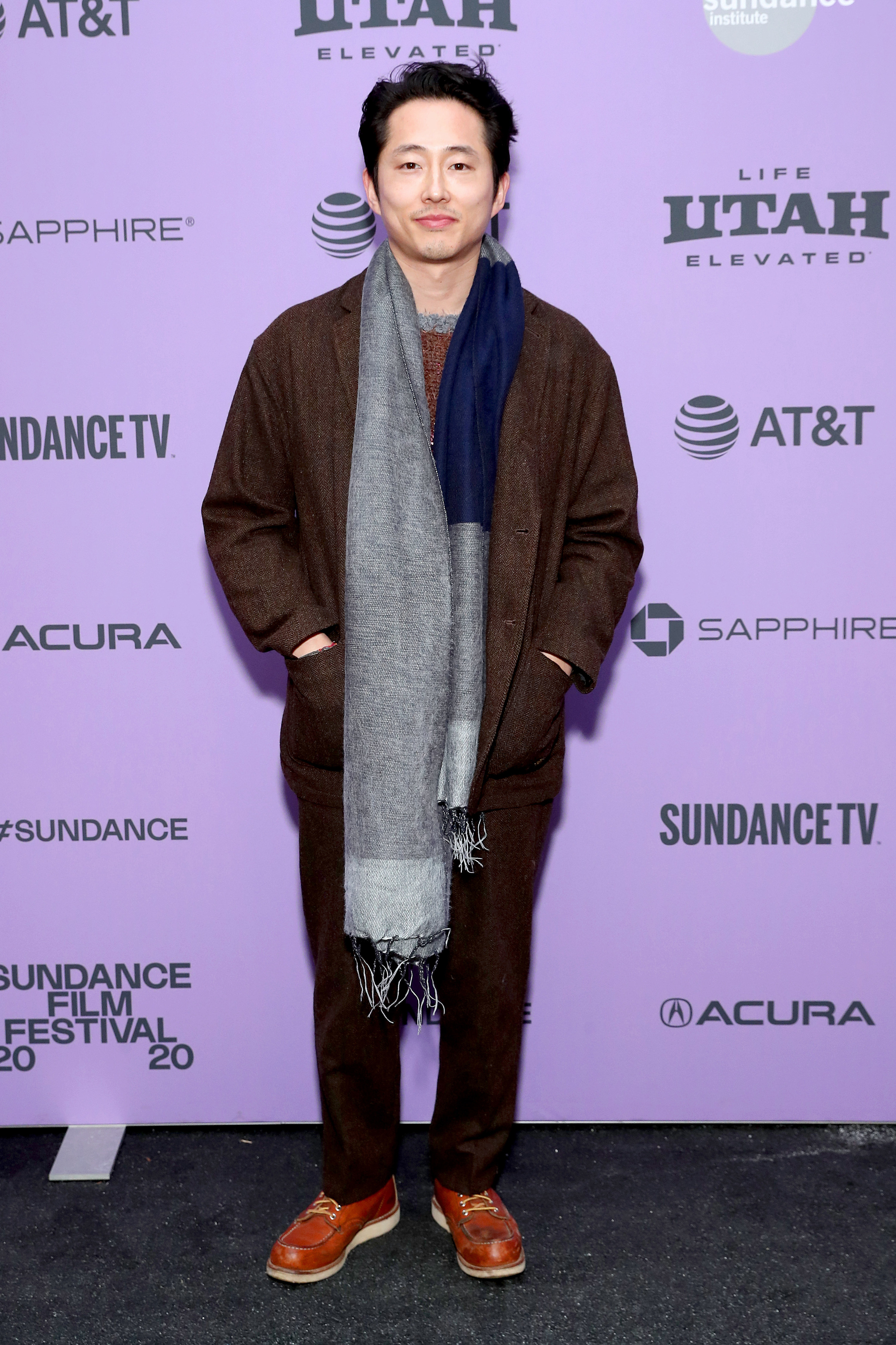 Steven Yeun at the 2020 Sundance Film Festival