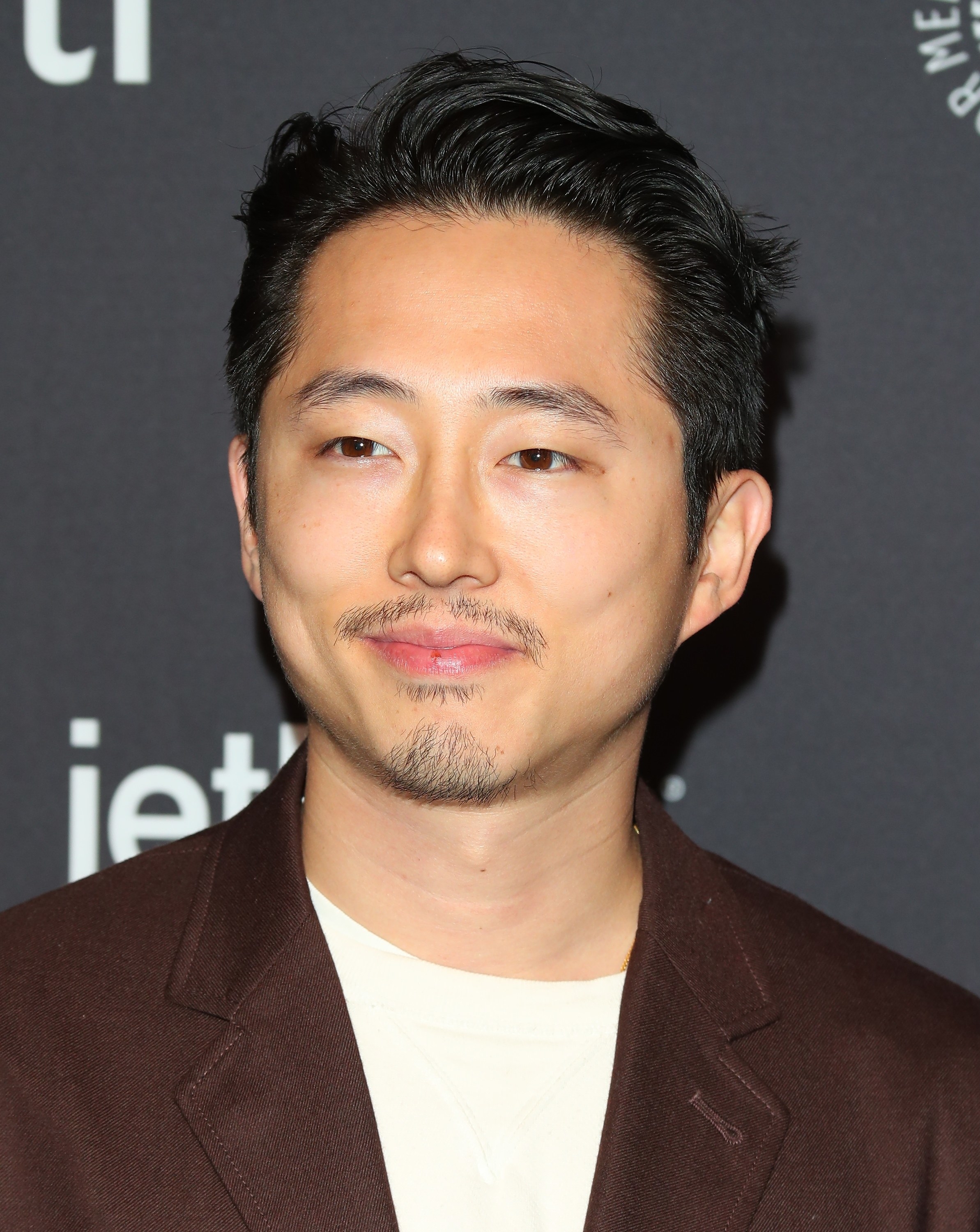 Steven Yeun on the Red Carpet