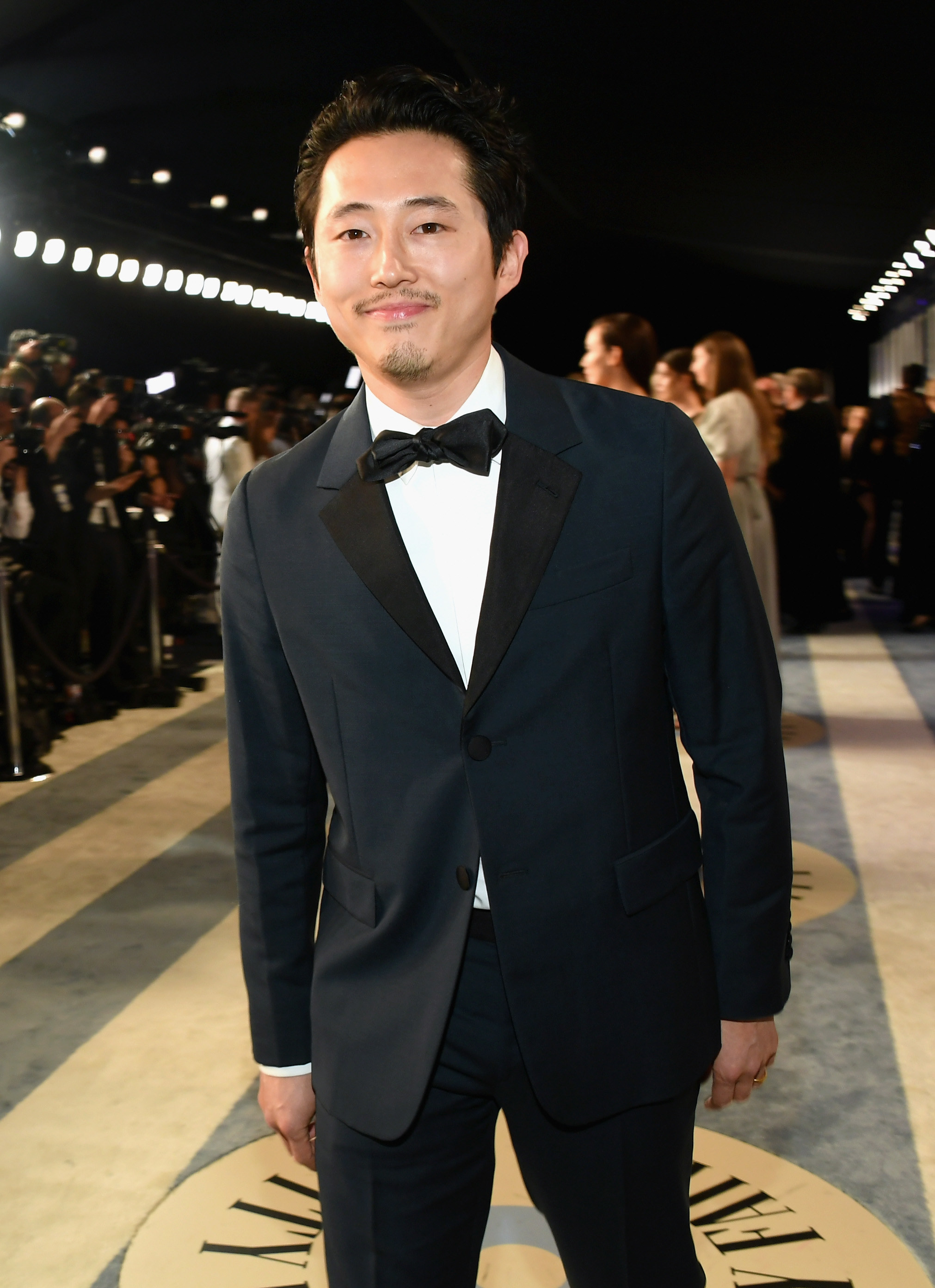 Steven Yeun at the Vanity Fair party in 2019