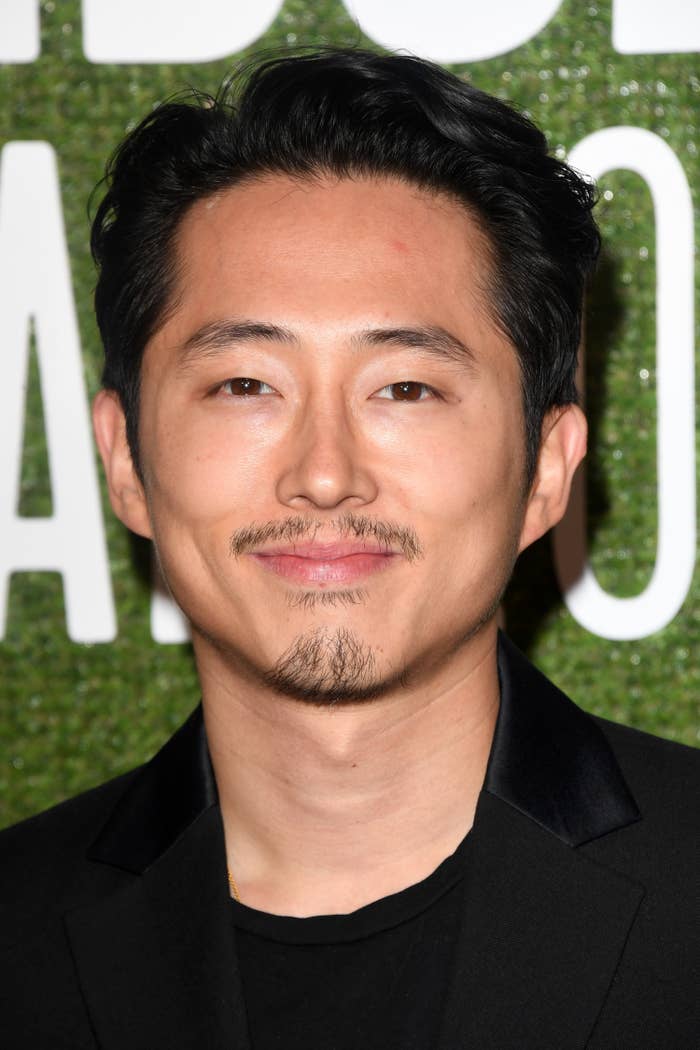 Steven Yeun at the premiere of &quot;Burning&quot;