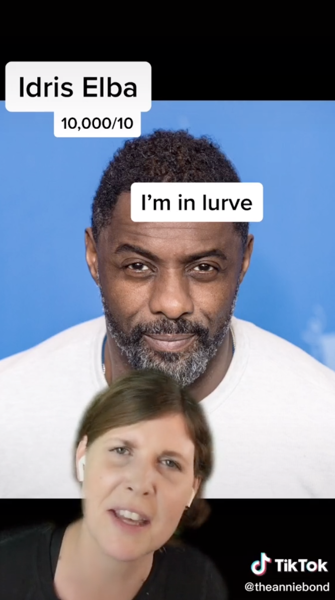 Annie rates Idris 10,000 out of 10 and that she&#x27;s in lurve