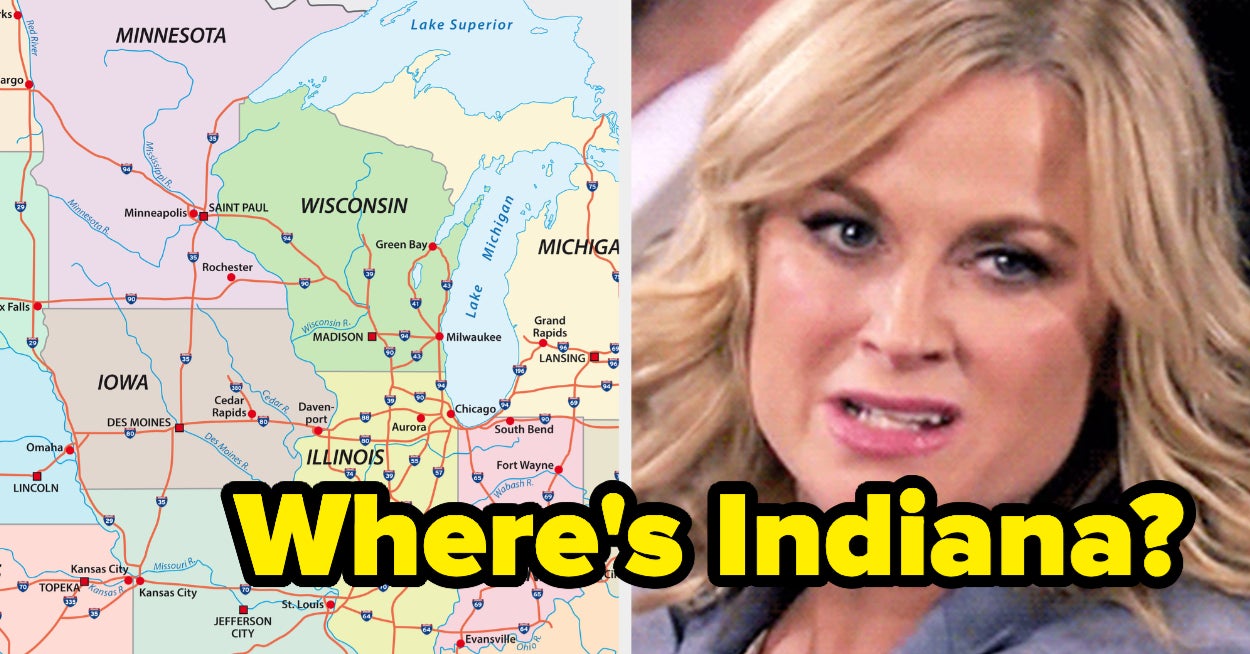 Map Of The US Midwest Quiz
