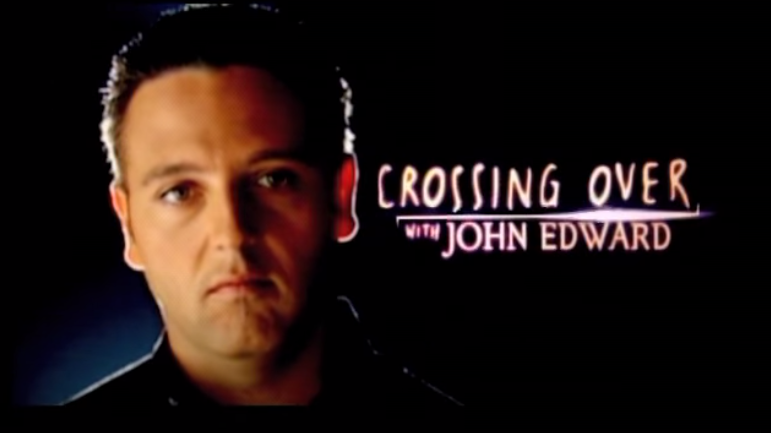 Screenshot from the opening credits of John Edwards face on it and the show&#x27;s logo next to him