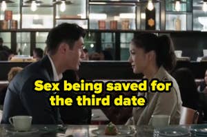 Sex being saved for the third date