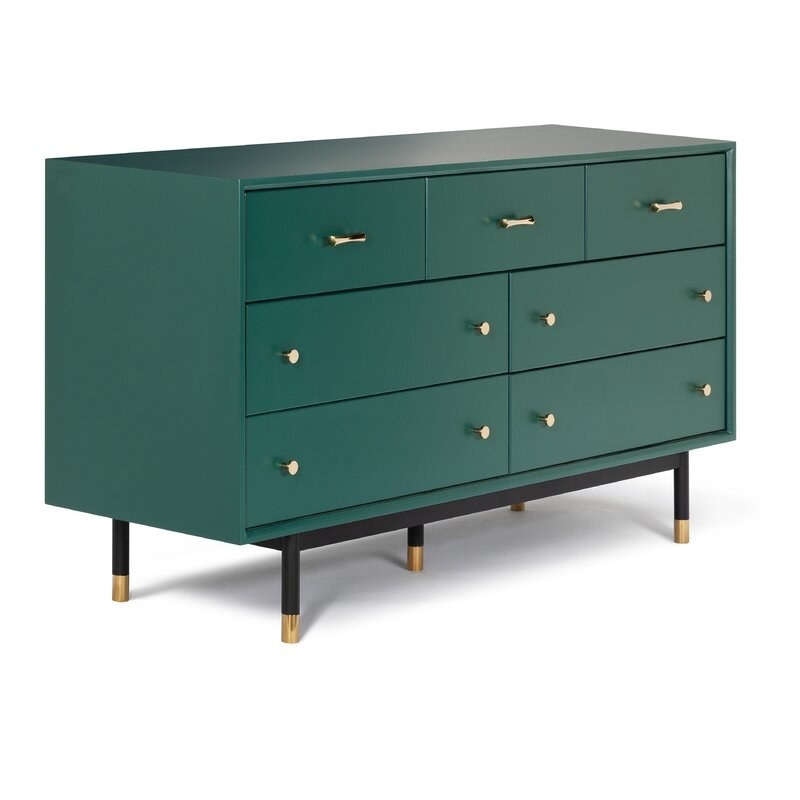 The dresser in the color Green
