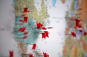 World map with pins by Timo Wielink on Unsplash