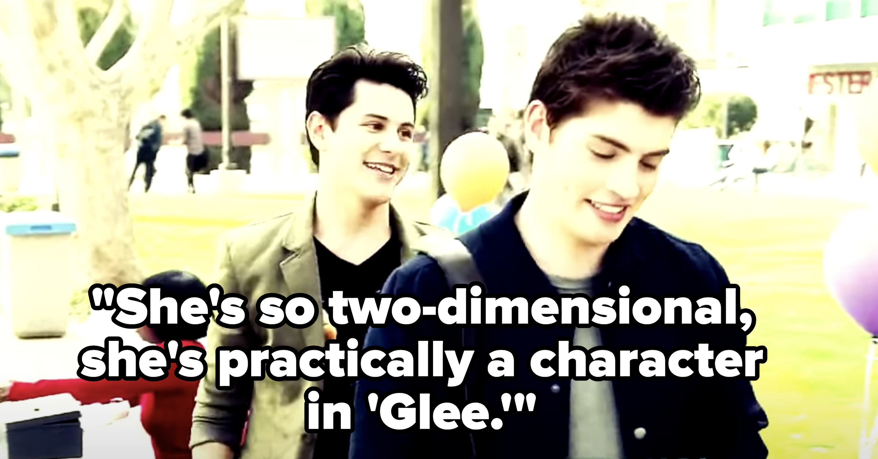 Shane says &quot;She&#x27;s so two-dimensional, she&#x27;s practically a character on Glee&quot;