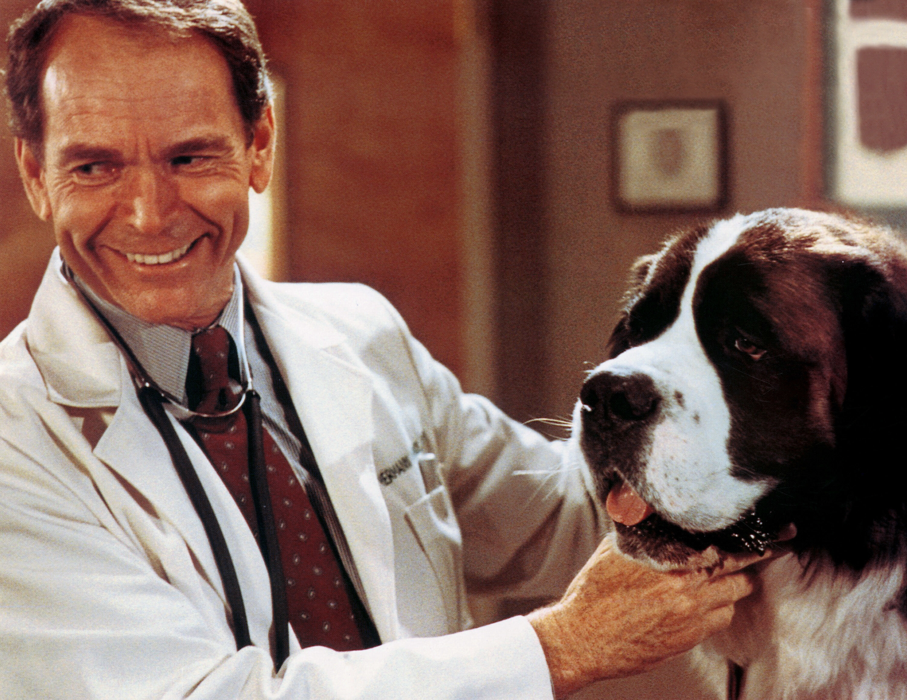 Dean Jones and Beethoven, the dog
