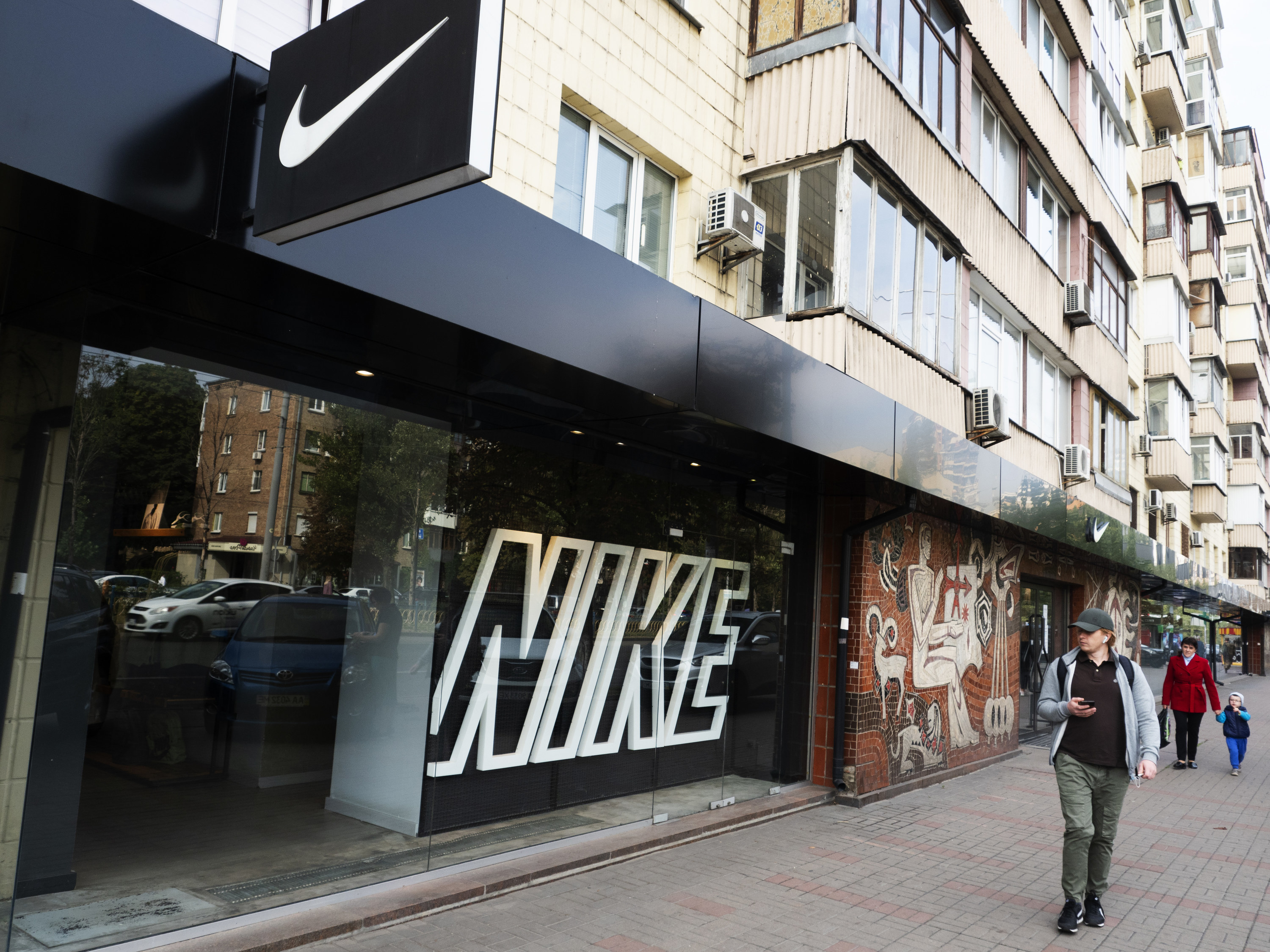 A Nike storefront