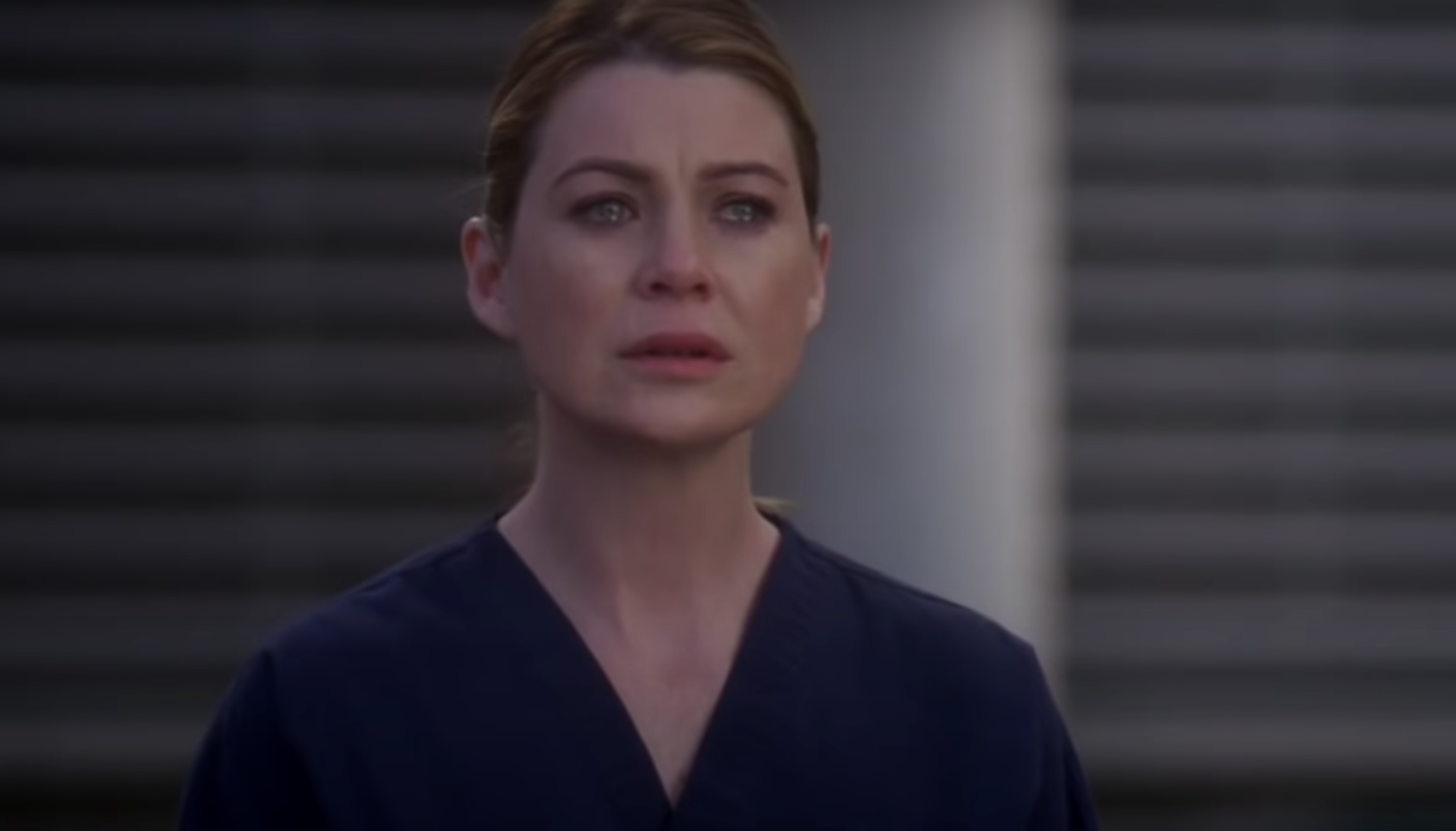 Meredith looking concerned in &quot;Grey&#x27;s Anatomy&quot;