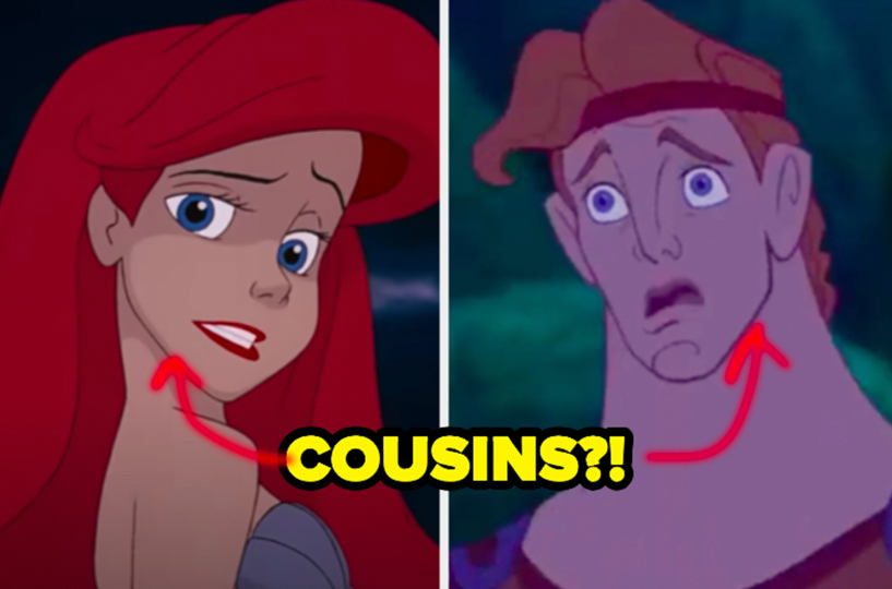 Ariel from &quot;The Little Mermaid&quot; and Hercules from &quot;Hercules&quot;