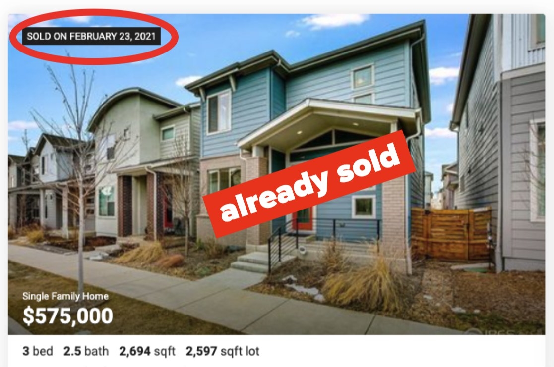 Home that&#x27;s already sold