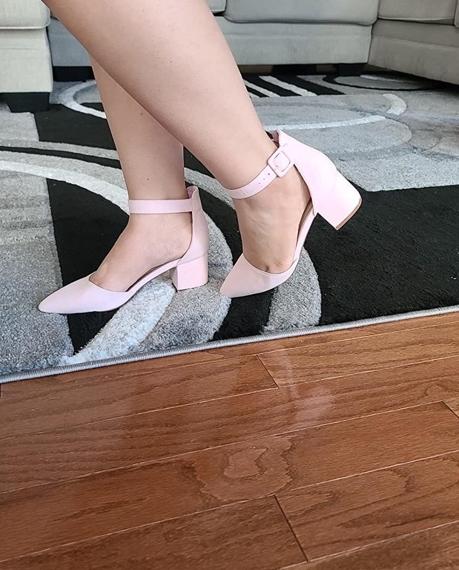 the pumps in pink