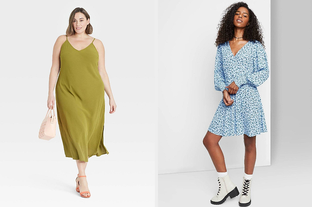 models in dresses