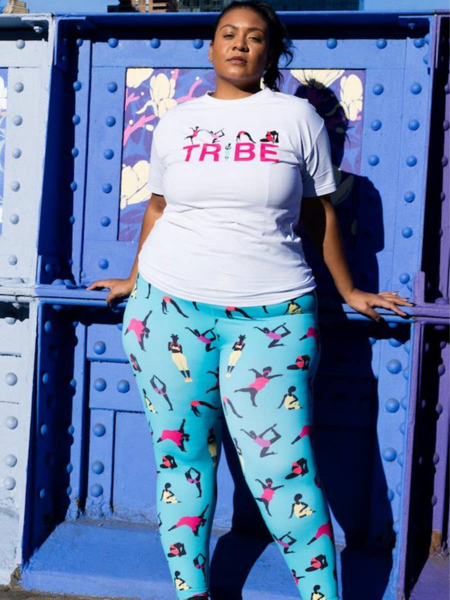 Fun top workout leggings