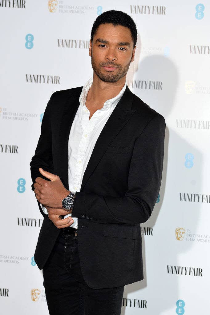 Regé-Jean Page attends the 2020 Vanity Fair EE Rising Star BAFTAs Pre Party
