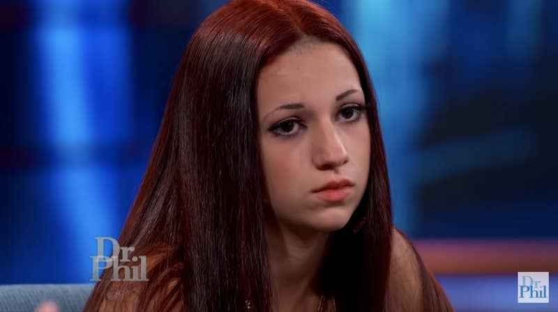 A sulking teen appears on Dr Phil