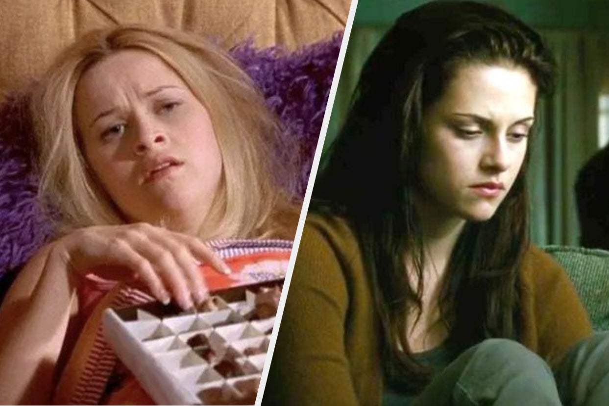 Elle Woods and Bella Swan dealing with bad breakups