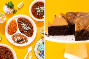 Birria and Chocoflan from the cookbook Chicano Eats