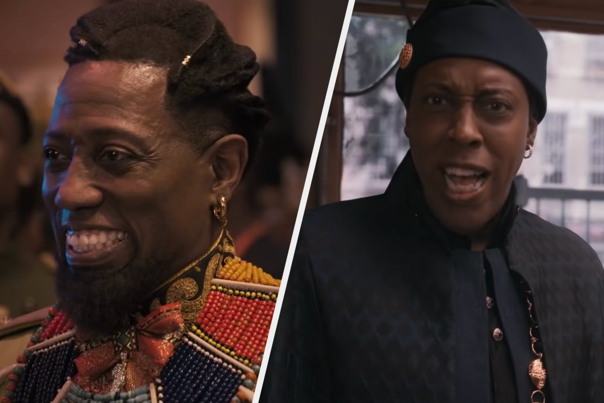 Wesley Snipes and Arsenio Hall in Coming 2 America