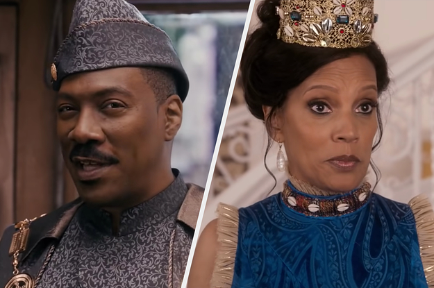 Eddie Murphy and Shari Headley in Coming 2 America
