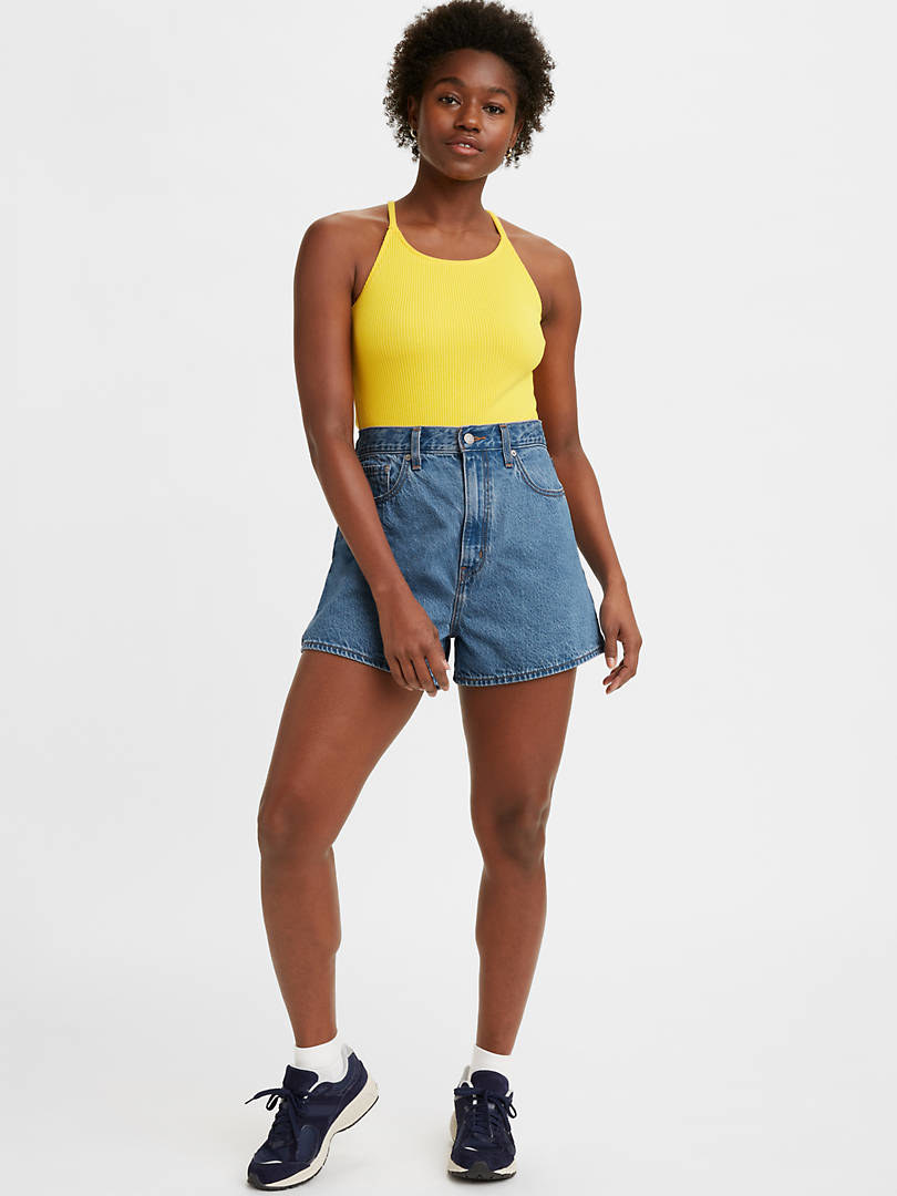 a model wearing the shorts
