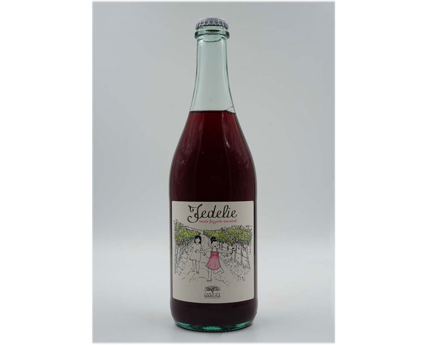 酒吧Marilina Fedelie Rosato Frizzante Ancestrale尼禄d # x27;黑达沃