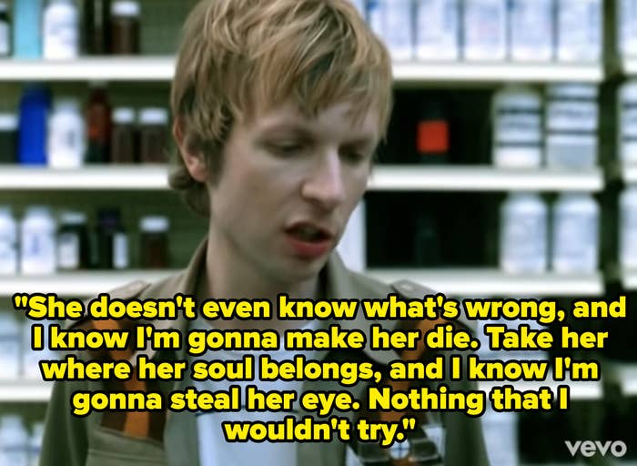 Lyrics: She doesn&#x27;t even know what&#x27;s wrong, and I know I&#x27;m gonna make her die. Take her where her soul belongs, and I know I&#x27;m gonna steal her eye. Nothing that I wouldn&#x27;t try